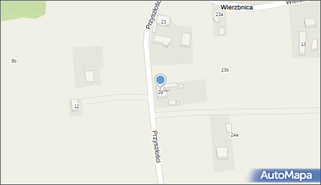 Wierzbnica, Wierzbnica, 24, mapa Wierzbnica