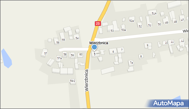 Wierzbnica, Wierzbnica, 5, mapa Wierzbnica