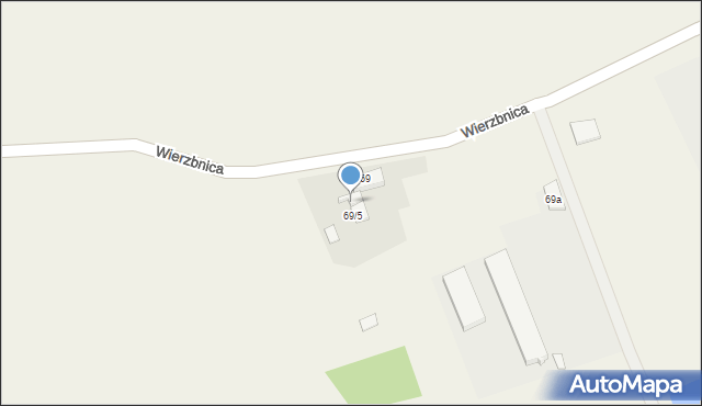 Wierzbnica, Wierzbnica, 69/6, mapa Wierzbnica