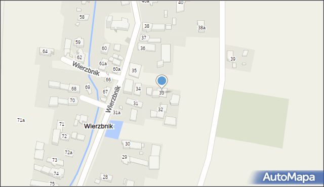 Wierzbnik, Wierzbnik, 33, mapa Wierzbnik