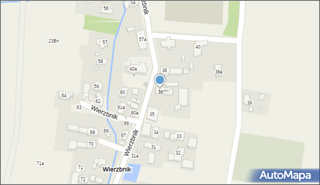 Wierzbnik, Wierzbnik, 36, mapa Wierzbnik