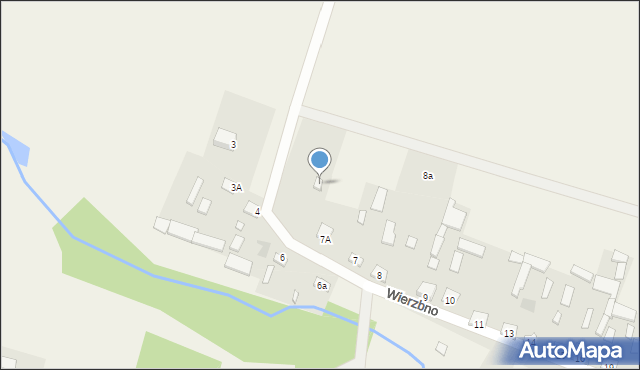 Wierzbno, Wierzbno, 2, mapa Wierzbno
