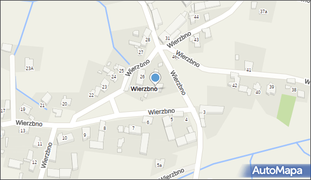 Wierzbno, Wierzbno, 46, mapa Wierzbno