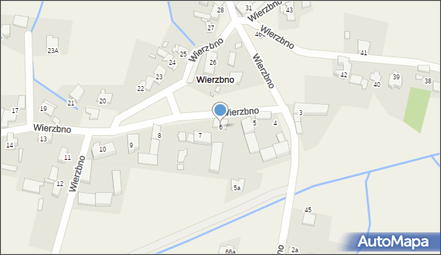 Wierzbno, Wierzbno, 6, mapa Wierzbno