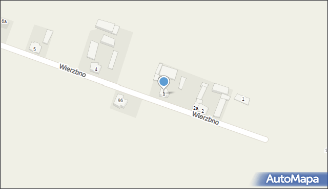 Wierzbno, Wierzbno, 3, mapa Wierzbno