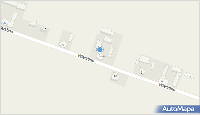 Wierzbno, Wierzbno, 4, mapa Wierzbno