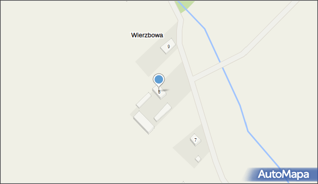 Wierzbowa, Wierzbowa, 8, mapa Wierzbowa