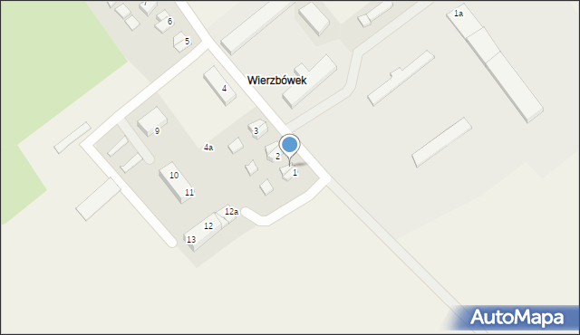 Wierzbówek, Wierzbówek, 1/2, mapa Wierzbówek