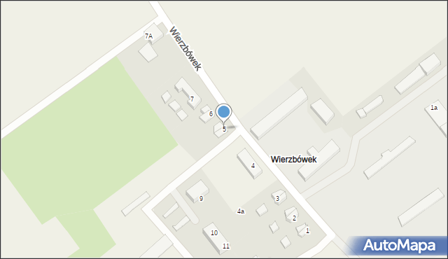 Wierzbówek, Wierzbówek, 5/2, mapa Wierzbówek