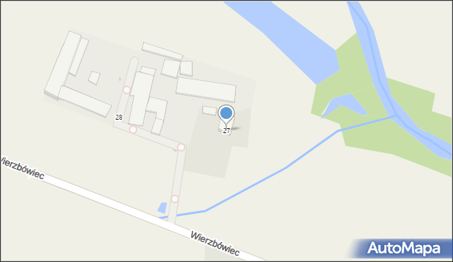 Wierzbówiec, Wierzbówiec, 27, mapa Wierzbówiec