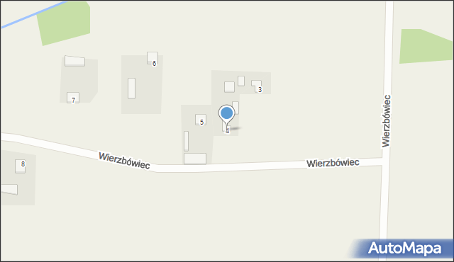 Wierzbówiec, Wierzbówiec, 4, mapa Wierzbówiec