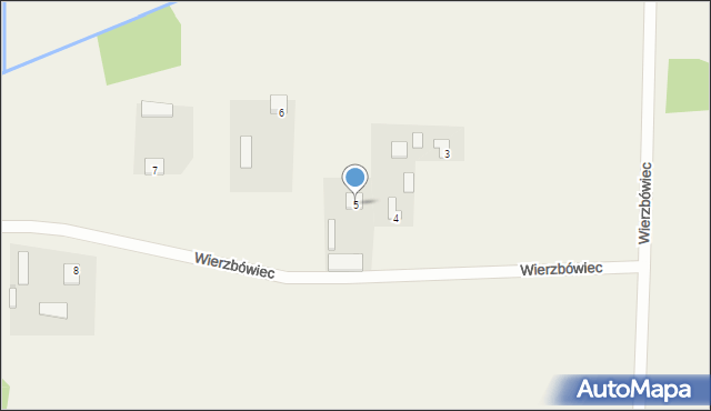 Wierzbówiec, Wierzbówiec, 5, mapa Wierzbówiec