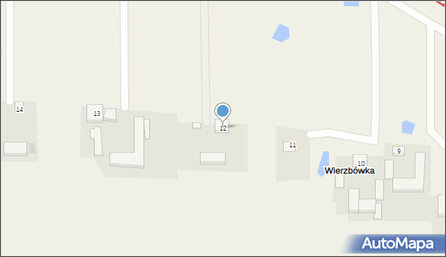 Wierzbówka, Wierzbówka, 12, mapa Wierzbówka