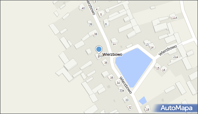 Wierzbowo, Wierzbowo, 37, mapa Wierzbowo