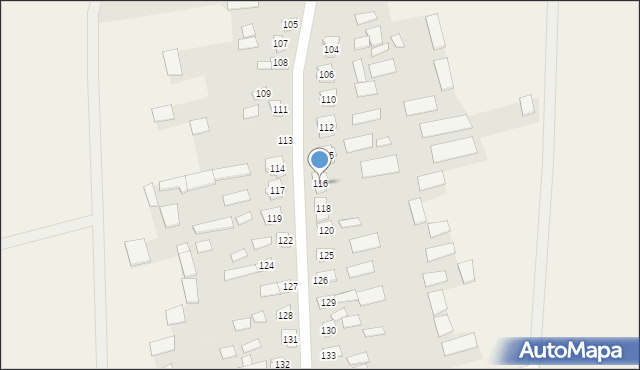 Wierzchlesie, Wierzchlesie, 116, mapa Wierzchlesie