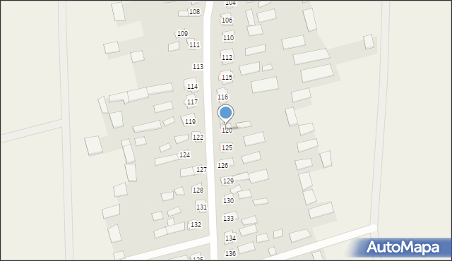 Wierzchlesie, Wierzchlesie, 120, mapa Wierzchlesie