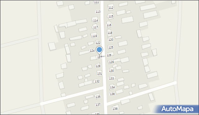 Wierzchlesie, Wierzchlesie, 127, mapa Wierzchlesie