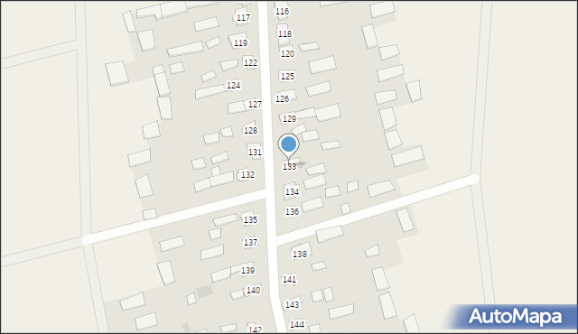 Wierzchlesie, Wierzchlesie, 133, mapa Wierzchlesie