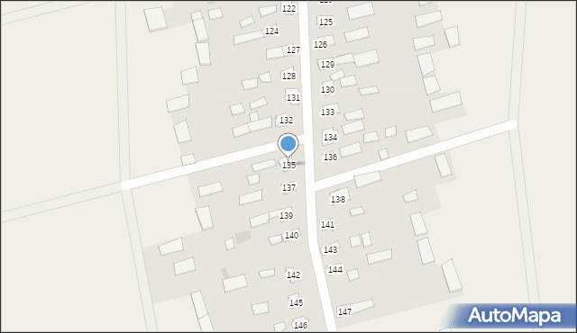 Wierzchlesie, Wierzchlesie, 135, mapa Wierzchlesie