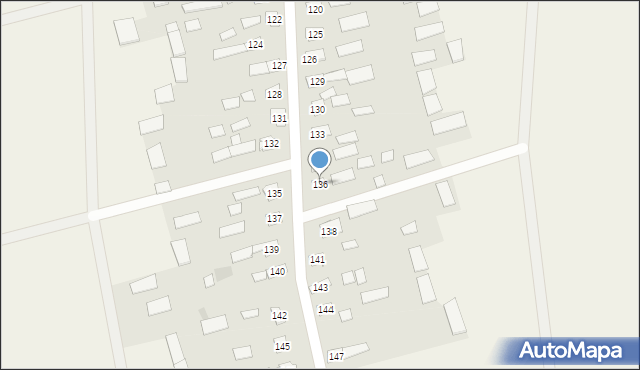 Wierzchlesie, Wierzchlesie, 136, mapa Wierzchlesie