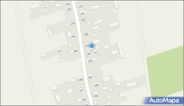 Wierzchlesie, Wierzchlesie, 160A, mapa Wierzchlesie