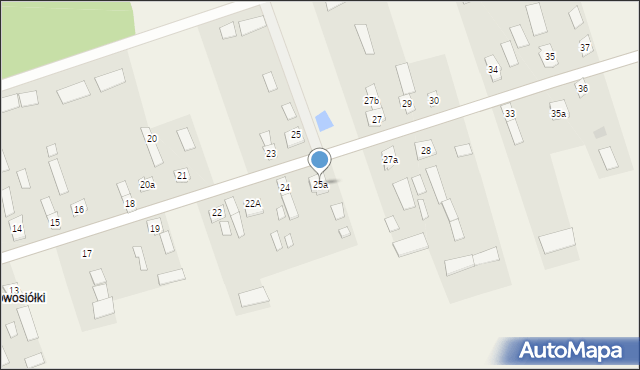 Wierzchlesie, Wierzchlesie, 25a, mapa Wierzchlesie