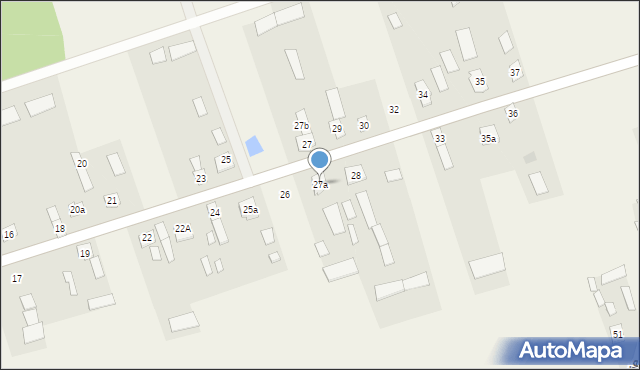 Wierzchlesie, Wierzchlesie, 27a, mapa Wierzchlesie