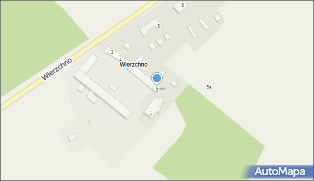 Wierzchno, Wierzchno, 2, mapa Wierzchno