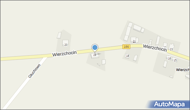 Wierzchocin, Wierzchocin, 19, mapa Wierzchocin