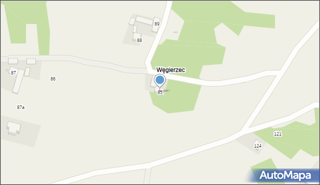 Wierzchoniów, Wierzchoniów, 85, mapa Wierzchoniów