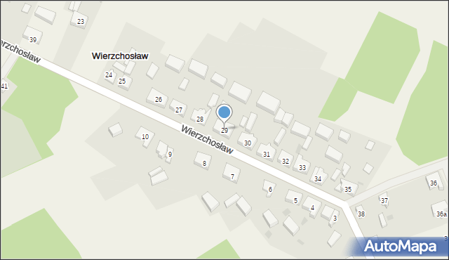 Wierzchosław, Wierzchosław, 29, mapa Wierzchosław