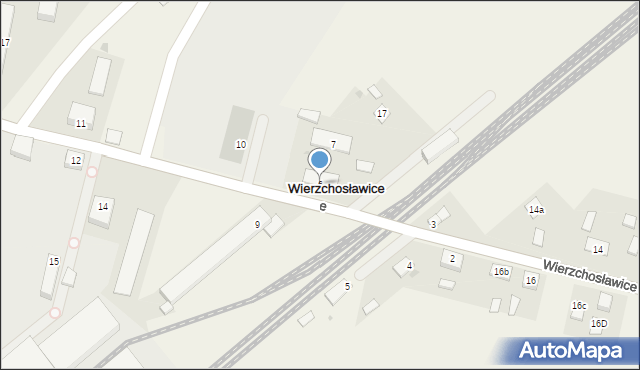 Wierzchosławice, Wierzchosławice, 6, mapa Wierzchosławice