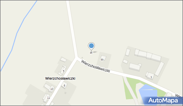 Wierzchosławiczki, Wierzchosławiczki, 4c, mapa Wierzchosławiczki