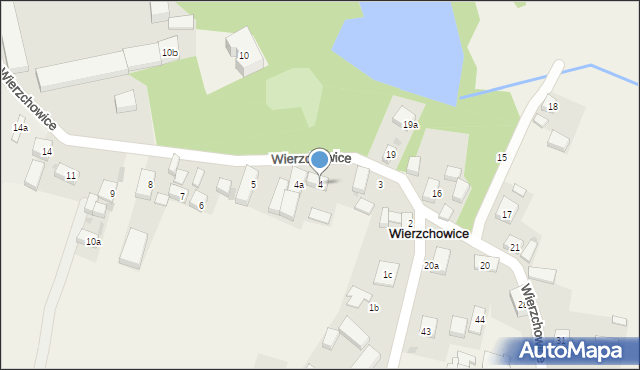 Wierzchowice, Wierzchowice, 4, mapa Wierzchowice