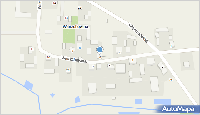 Wierzchowina, Wierzchowina, 6, mapa Wierzchowina