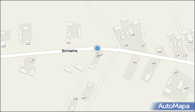 Wierzchowina, Wierzchowina, 139, mapa Wierzchowina