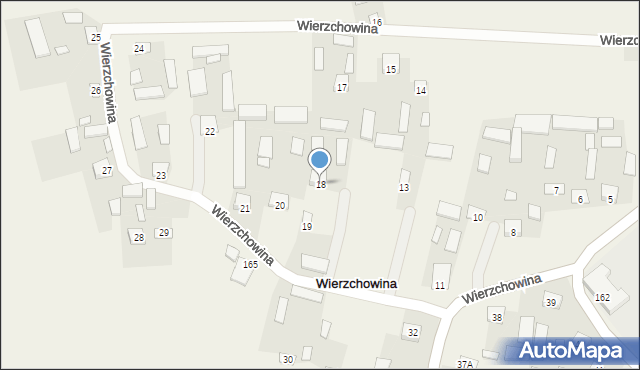 Wierzchowina, Wierzchowina, 18, mapa Wierzchowina