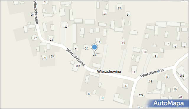 Wierzchowina, Wierzchowina, 19, mapa Wierzchowina