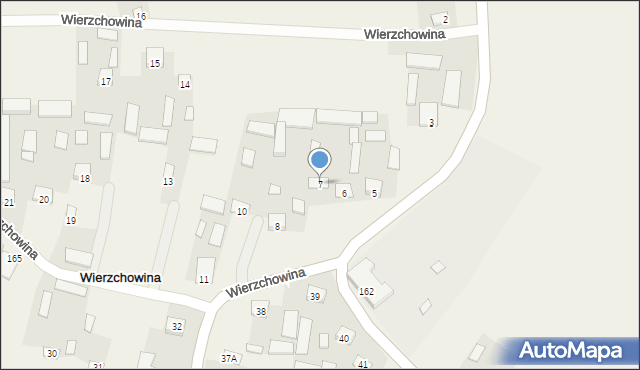 Wierzchowina, Wierzchowina, 7, mapa Wierzchowina