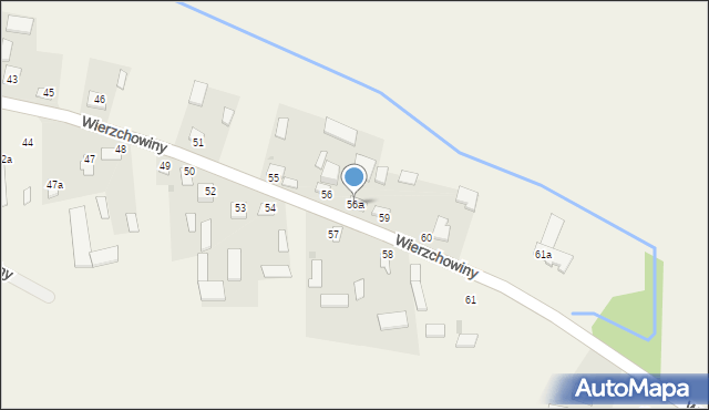Wierzchowiny, Wierzchowiny, 56a, mapa Wierzchowiny