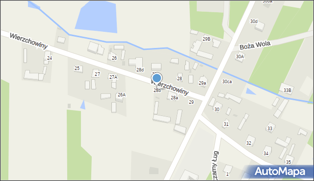 Wierzchowiny, Wierzchowiny, 28b, mapa Wierzchowiny