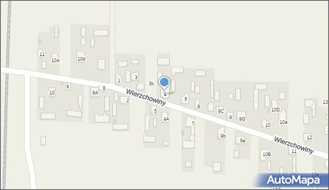 Wierzchowiny, Wierzchowiny, 4, mapa Wierzchowiny