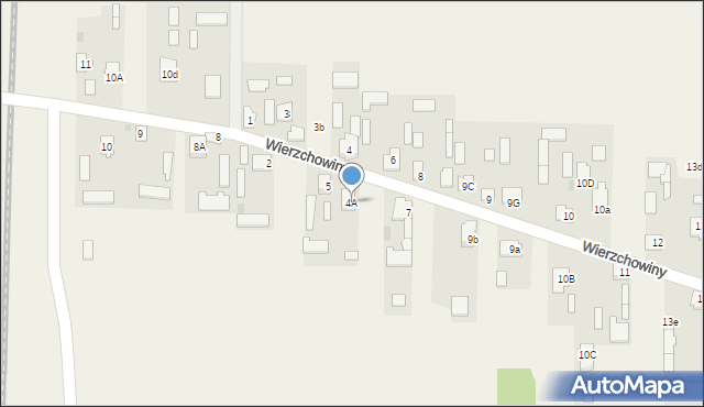 Wierzchowiny, Wierzchowiny, 4A, mapa Wierzchowiny