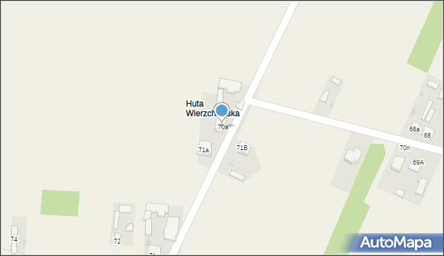 Wierzchowiny, Wierzchowiny, 70a, mapa Wierzchowiny