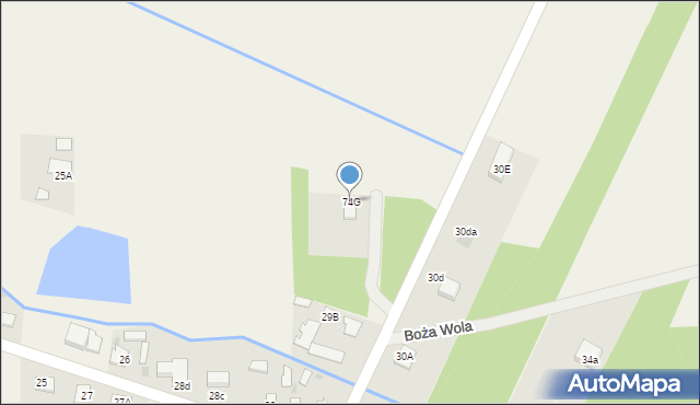 Wierzchowiny, Wierzchowiny, 74G, mapa Wierzchowiny