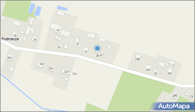 Wierzchowiny, Wierzchowiny, 30, mapa Wierzchowiny