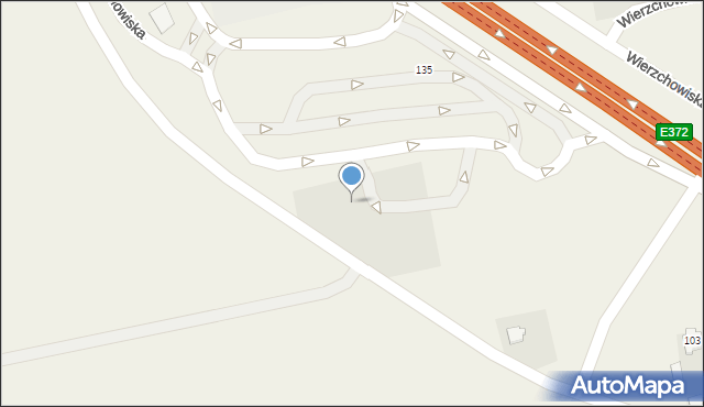 Wierzchowiska, Wierzchowiska Drugie, 103A, mapa Wierzchowiska