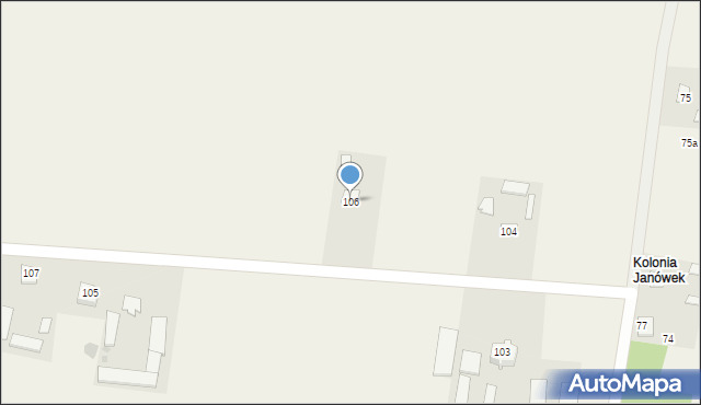 Wierzchowiska, Wierzchowiska Pierwsze, 106, mapa Wierzchowiska