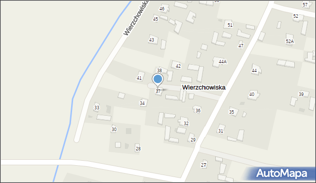 Wierzchowiska, Wierzchowiska Pierwsze, 37, mapa Wierzchowiska