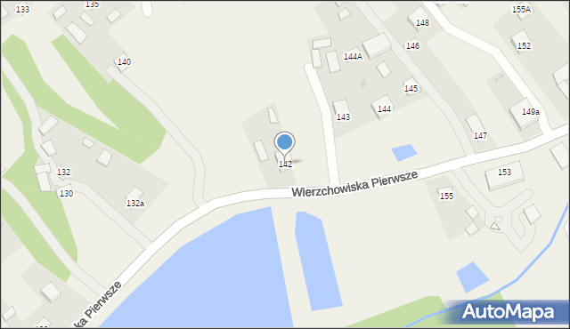 Wierzchowiska Pierwsze, Wierzchowiska Pierwsze, 142, mapa Wierzchowiska Pierwsze